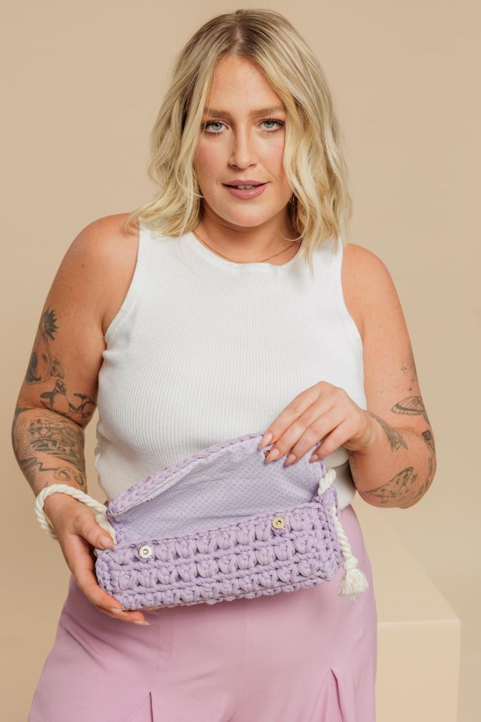 Lilac Purse